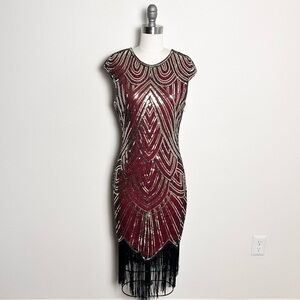 FunDaisy Sequin‎ Fringe Party Dress Size S